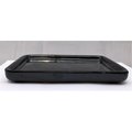 Parche Ceramic Humidity & Drip Tray, Black - Rectangle PA2529758